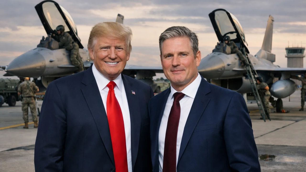 Keir Starmer and Donald Trump