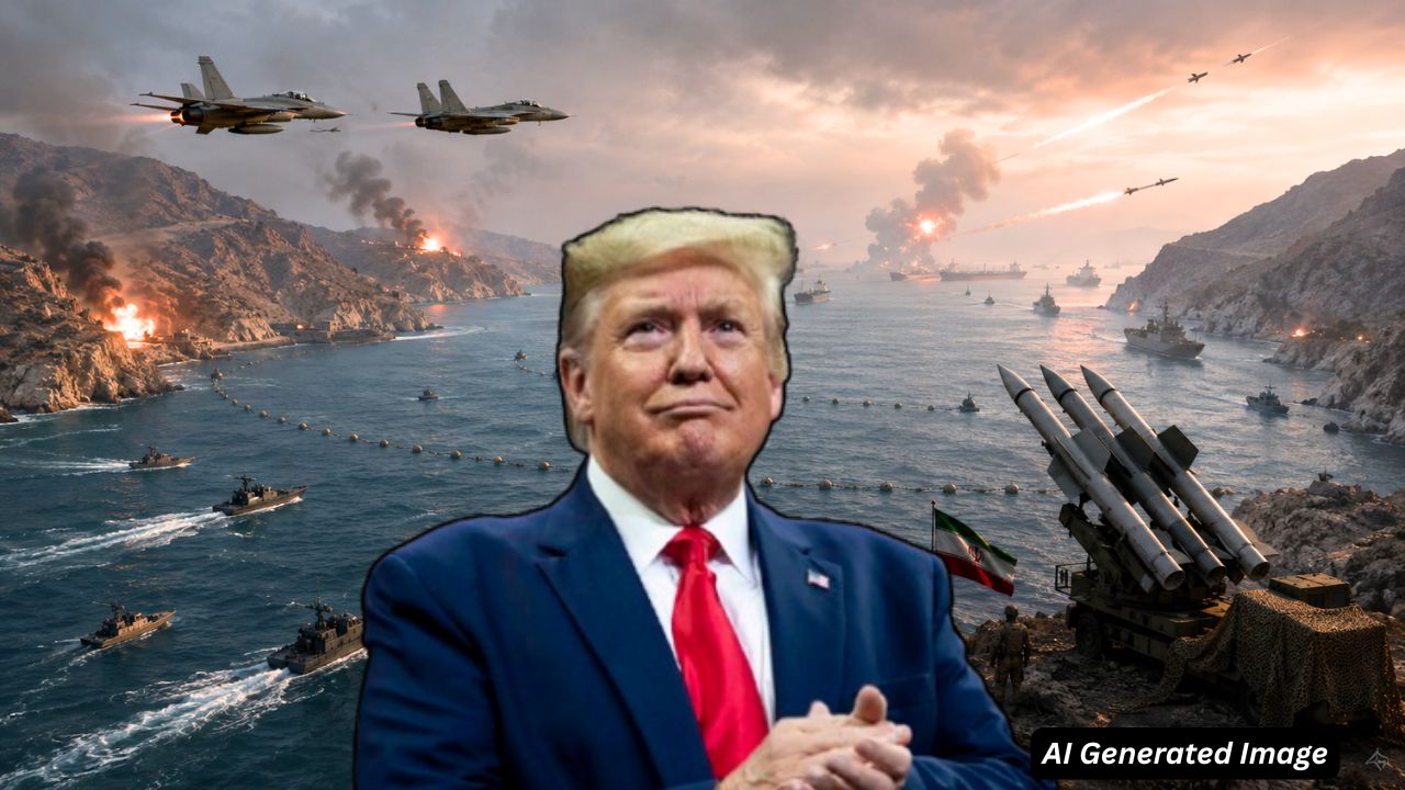 ai generated image of iran us clash
