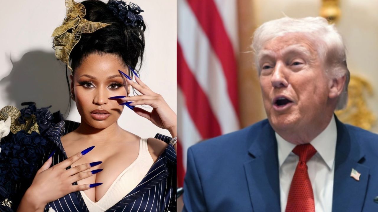 Nicki Minaj and Donald Trump.
