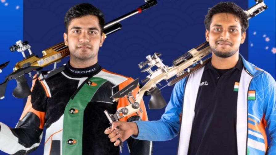 Himanshu Dhillon and Rudrankksh Patil Asian Games