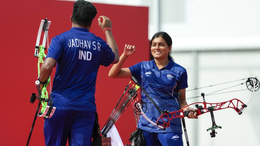 Sahil Jadhav and Chikitha Taniparthi