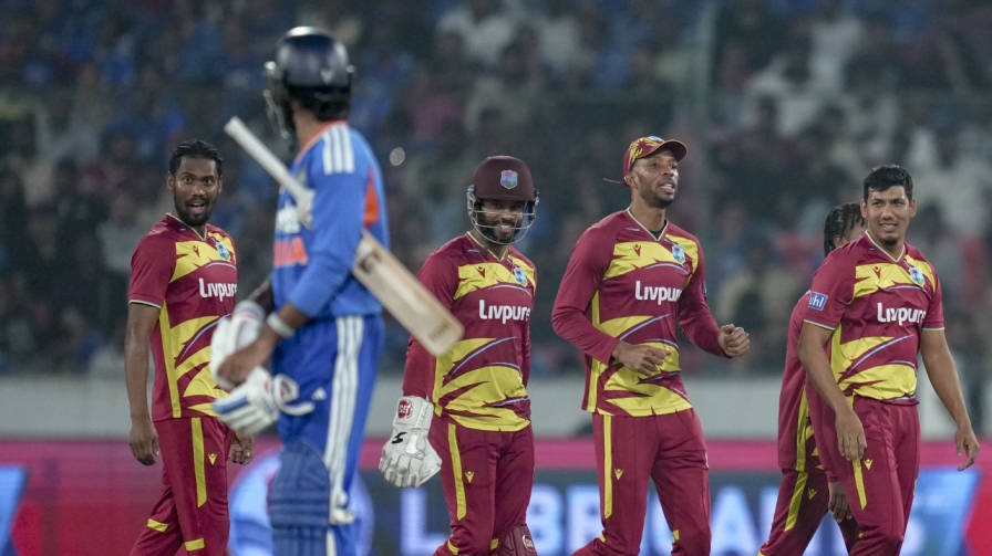 India vs West Indies 4th T20 Tilak Varma