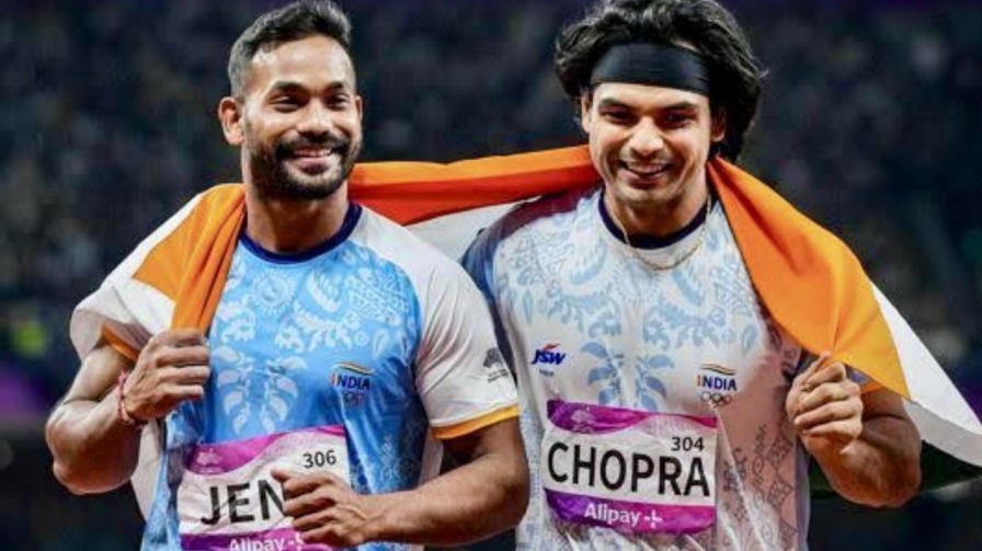 Neeraj Chopra and Kishore Jena Asian Games 2023