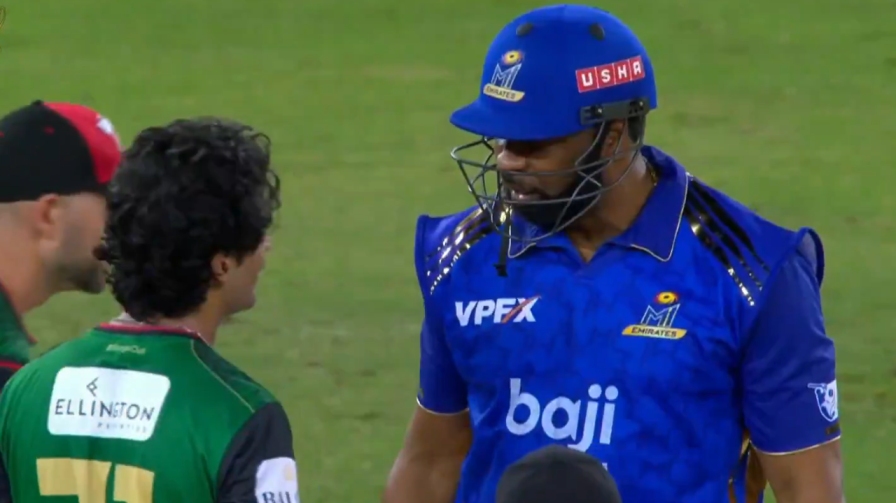 Kieron Pollard Naseem Shah