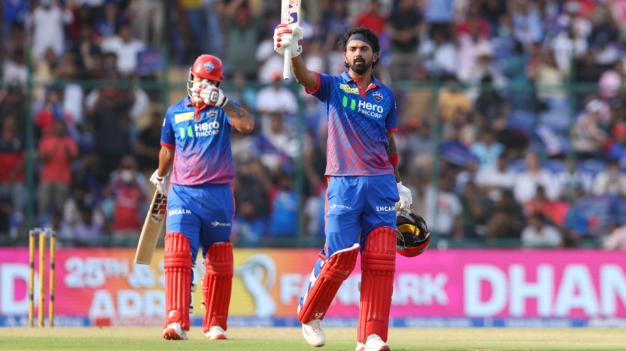 KL Rahul Century Celebration