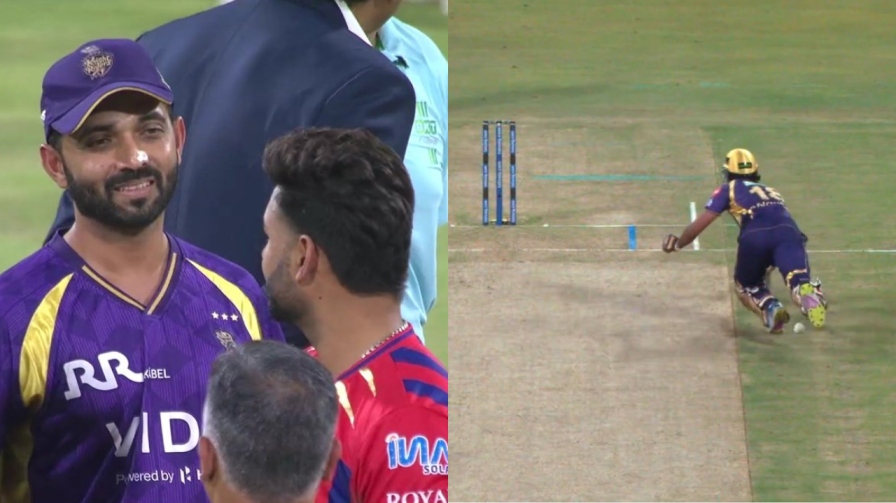 Angkrish Raghuvanshi obstructing the field