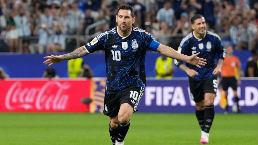 Lionel Messi FIFA World Cup Jordan vs Argentina