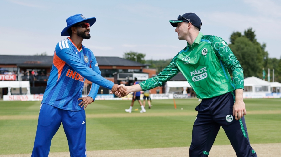 IND vs IRE T20 Shreyas Iyer at Toss