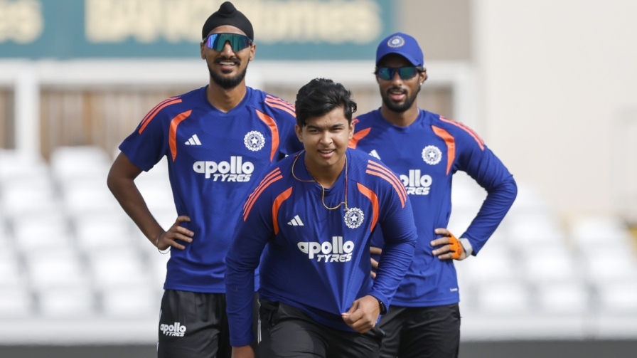 Vaibhav Sooryavanshi Team India Practice
