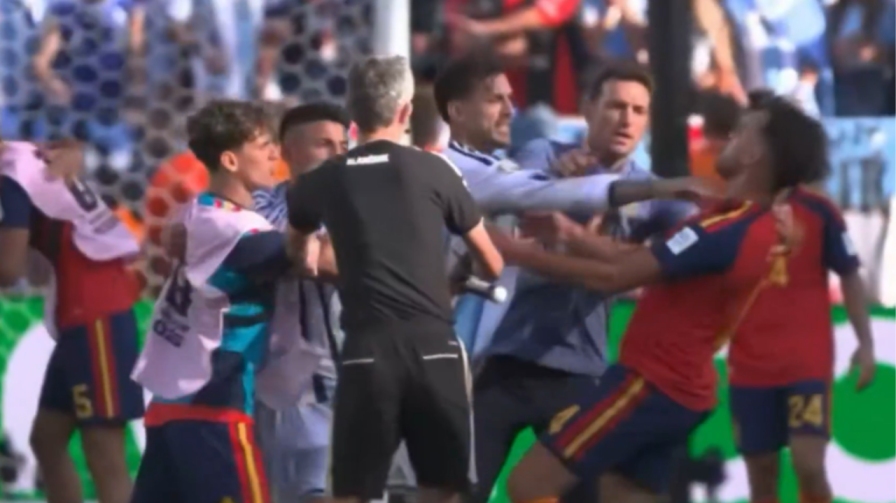 argentina vs spain fight