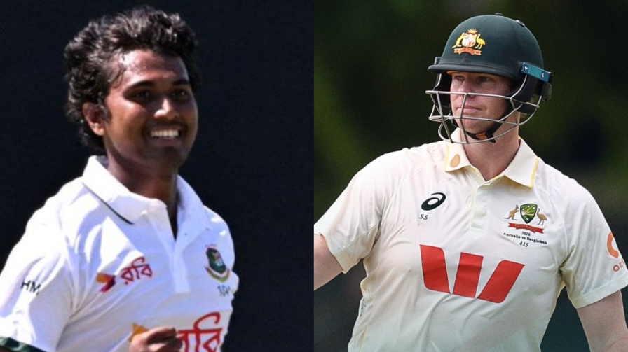 Hasan Mahmud Steve Smith