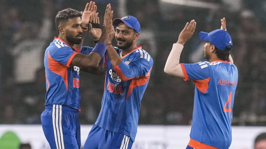 Hardik Pandya Celebrating Wicket
