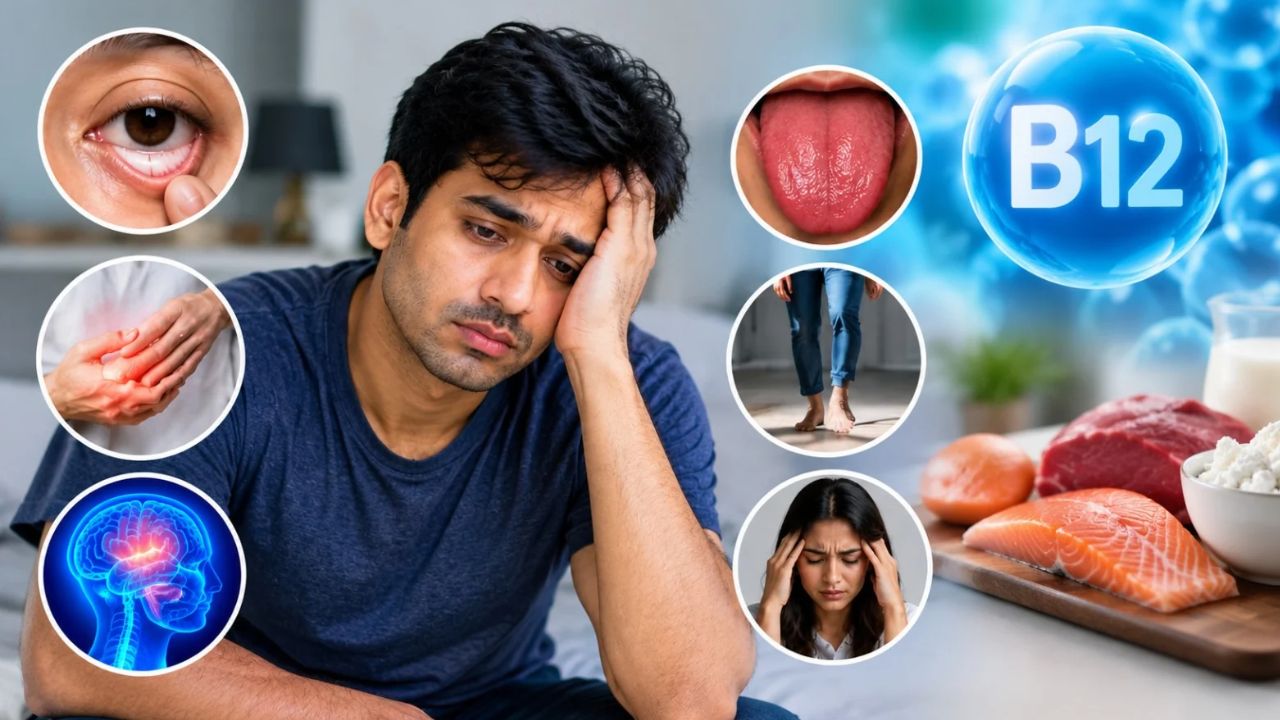 vitamin B 12 deficiency image made from chat gpt