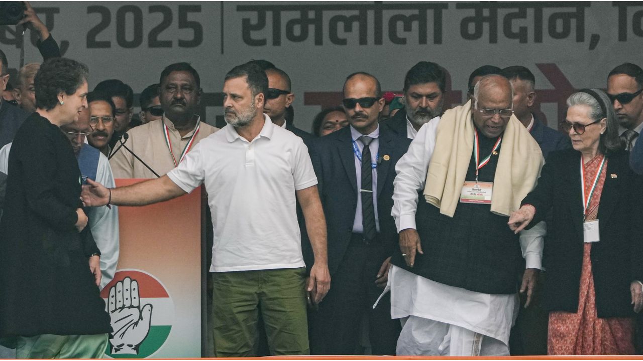 Vote Chor Gaddi Chhod rally