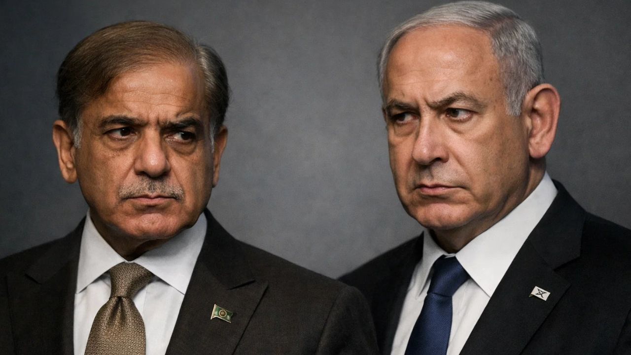 Shehbaz Sharif and Benjamin Netanyahu