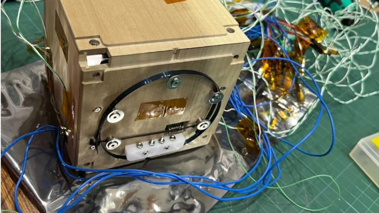 How the World's First Wooden Satellite look a like