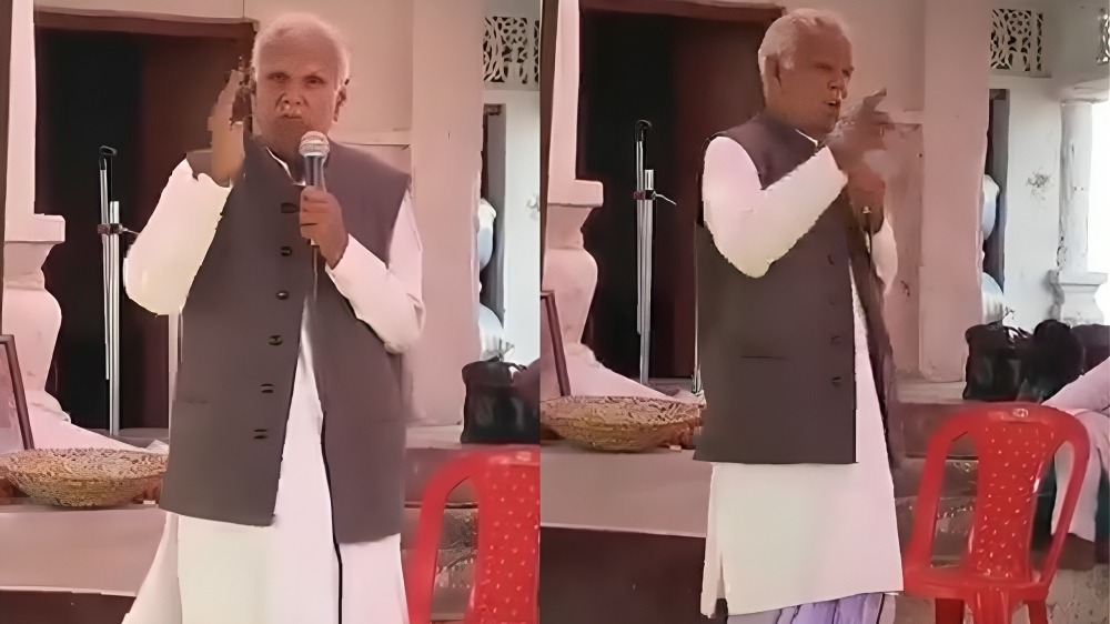 यदुनंदर लाल वर्मा । Photo Credit: Social Media/Videograb