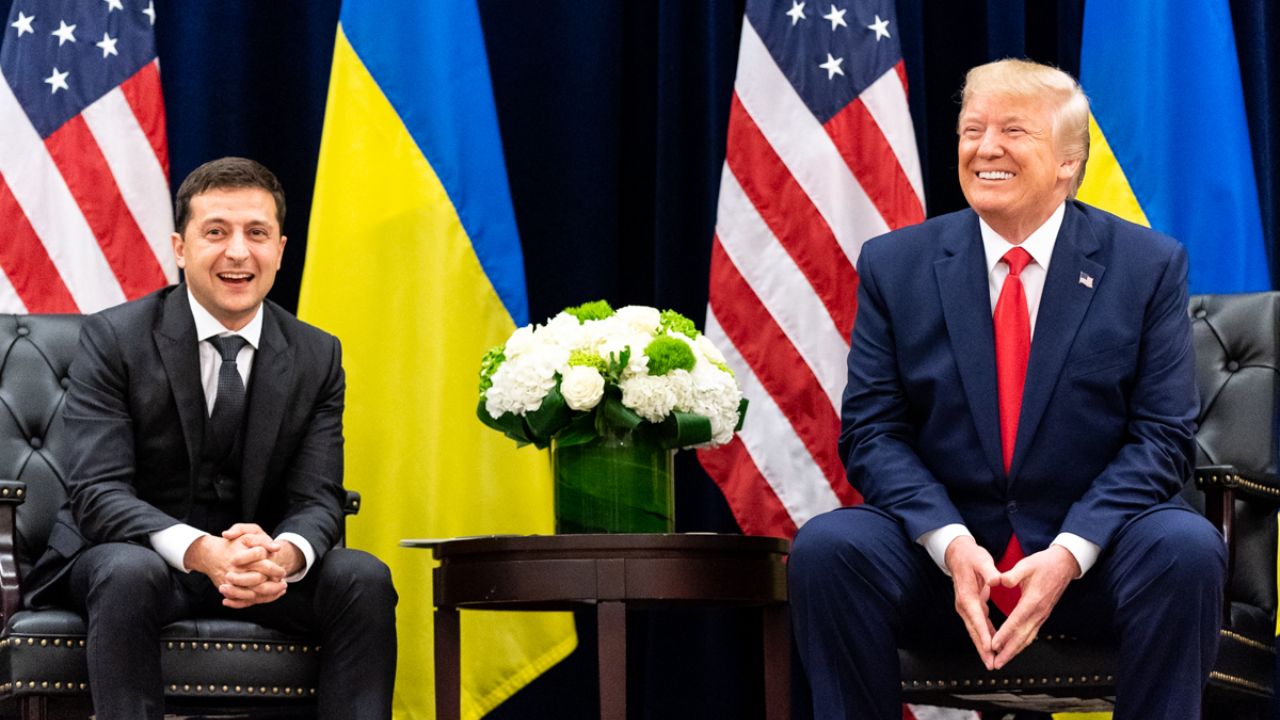 donald trump and zelensky : Photo Credit: Wikipedia