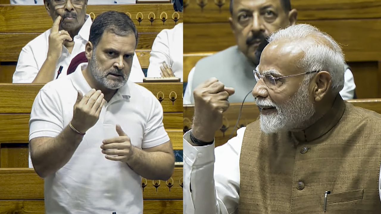 rahul gandhi and pm modi । Photo Credit: PTI