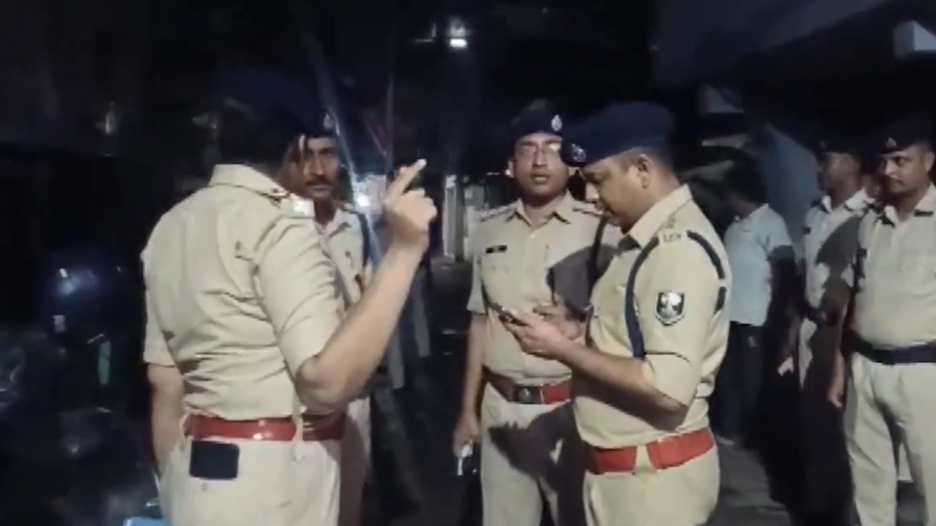 Police at scene of incident