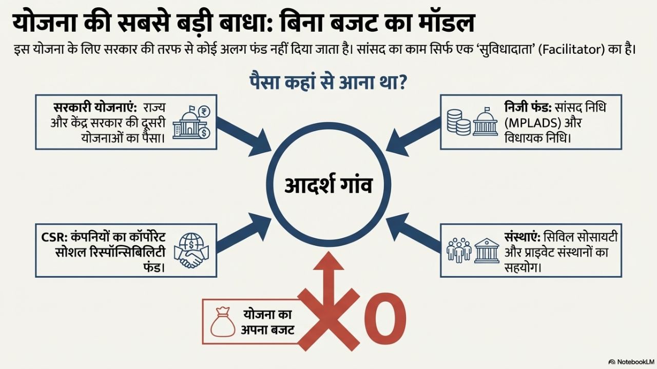 sansad adarsh gram yojana funding