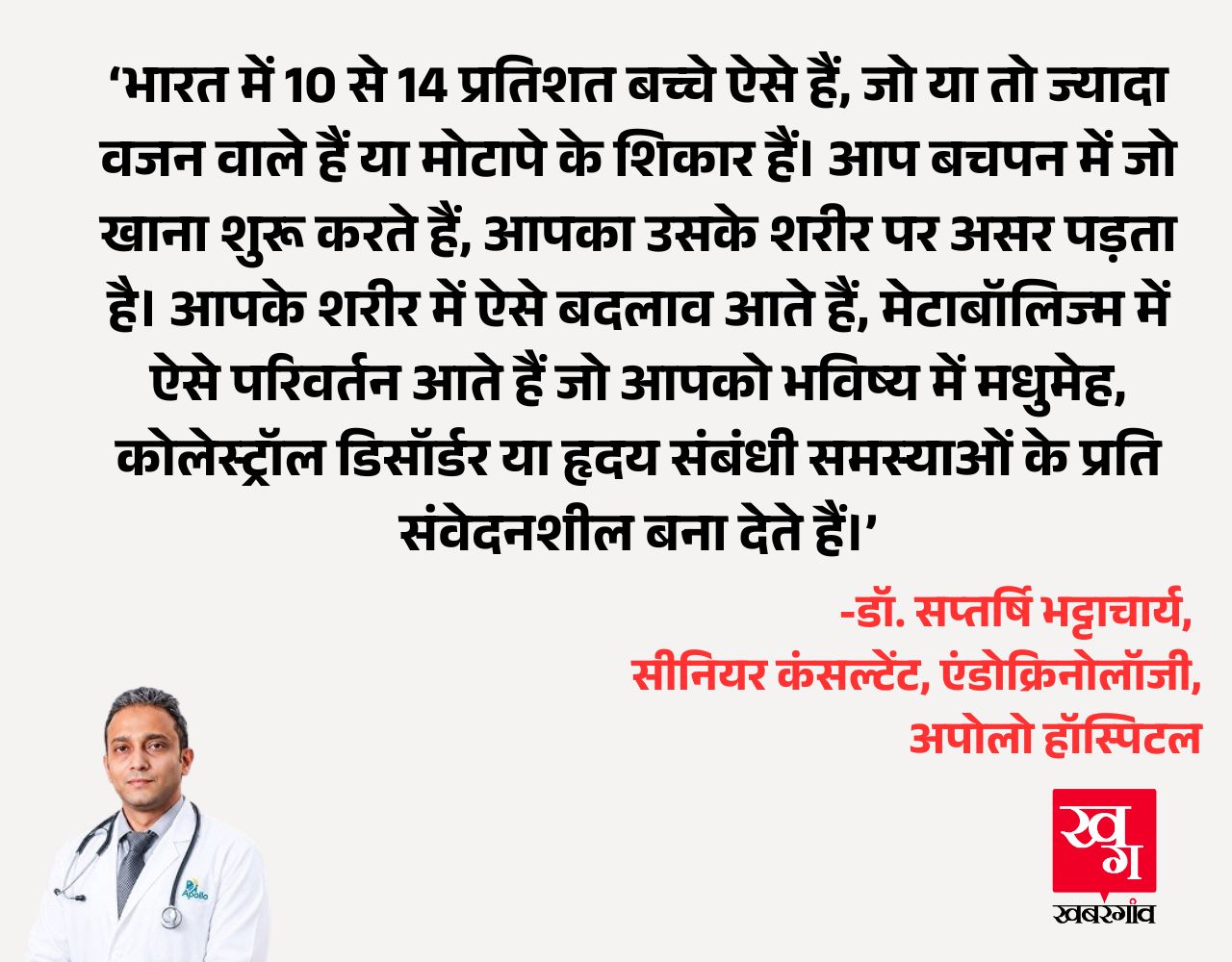 DR Saptarshi Bhardwan on Added Sugar
