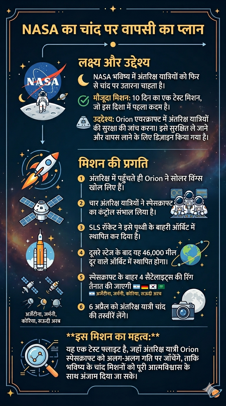 ai generated image of nasa artemis 2 mission