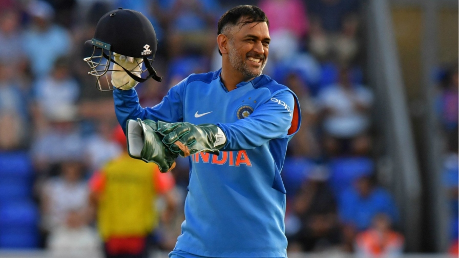 MS Dhoni Smile