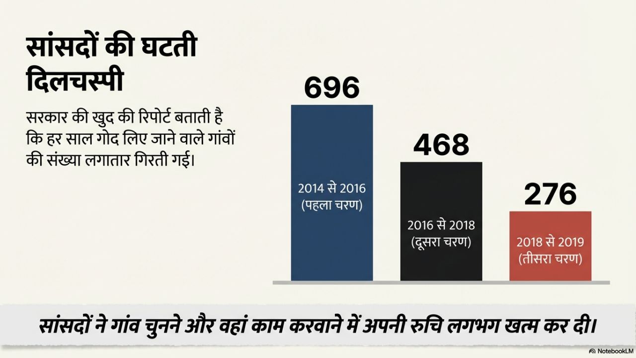 sansad adarsh gram yojana less interest