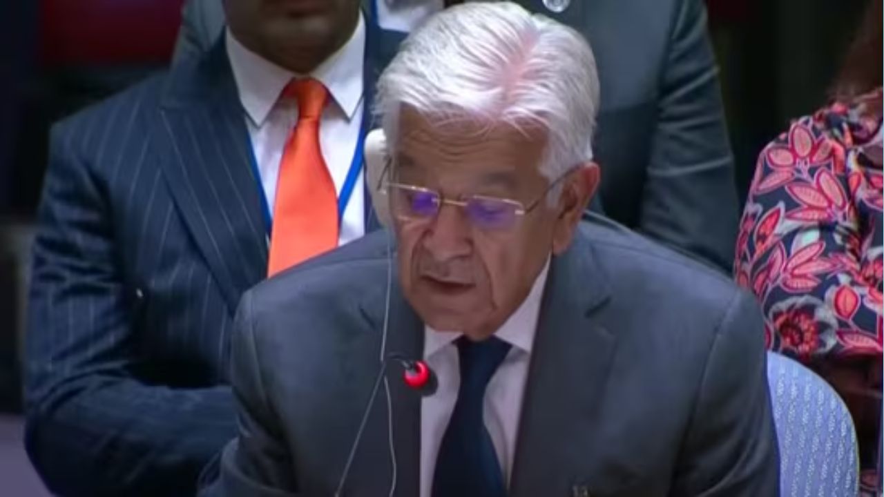 Khwaja Asif । Photo Credit: PTI