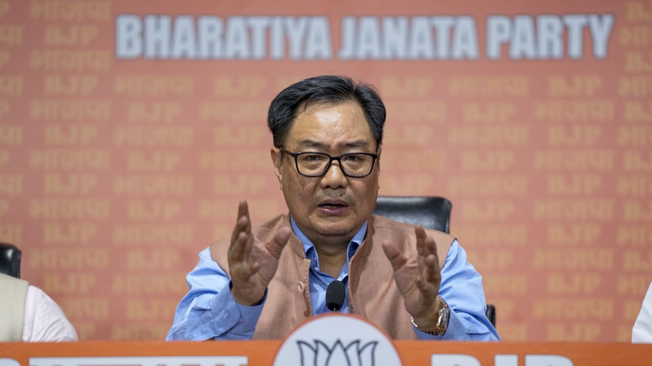 Kiren Rijiju । Photo Credit: PTI