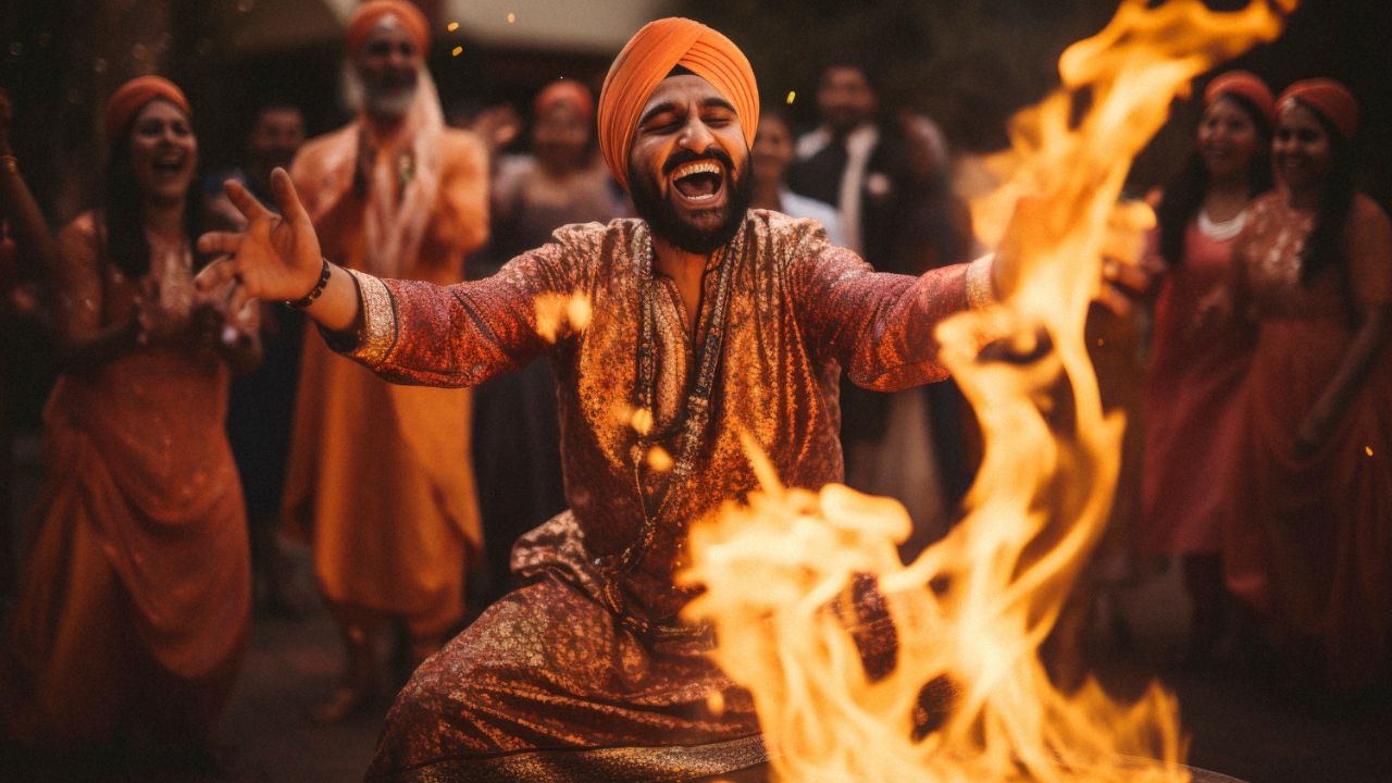 AI Image of Lohri Festival