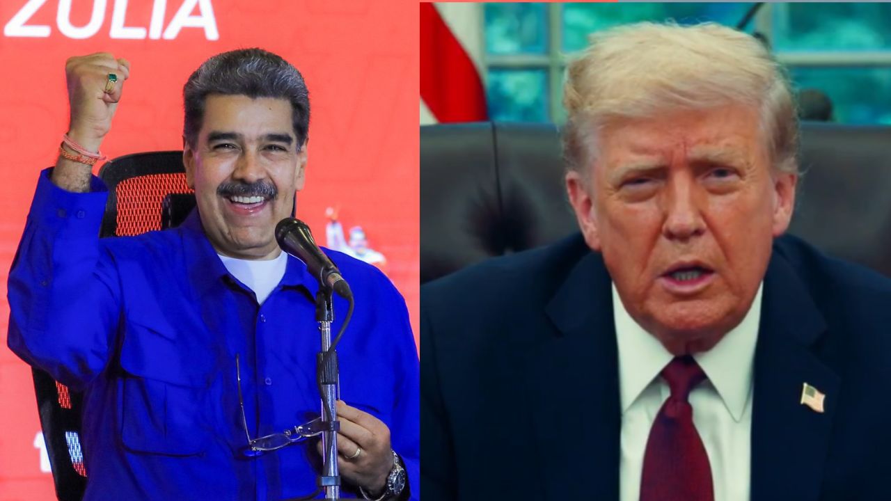 Nicolas Maduro and Donald Trump.