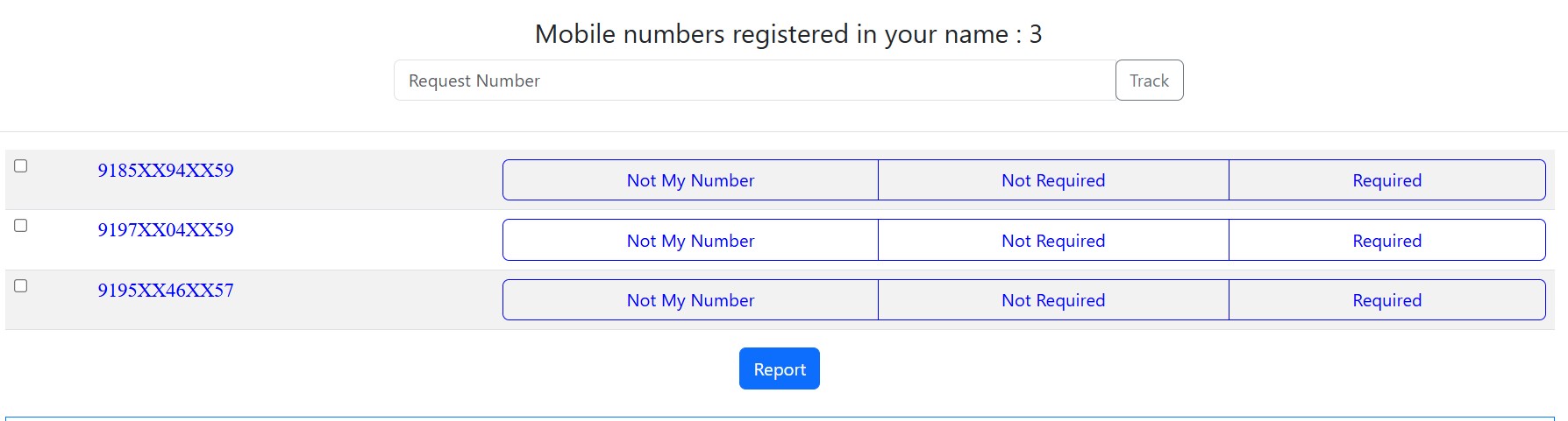 how to check number of sim cards on my name 