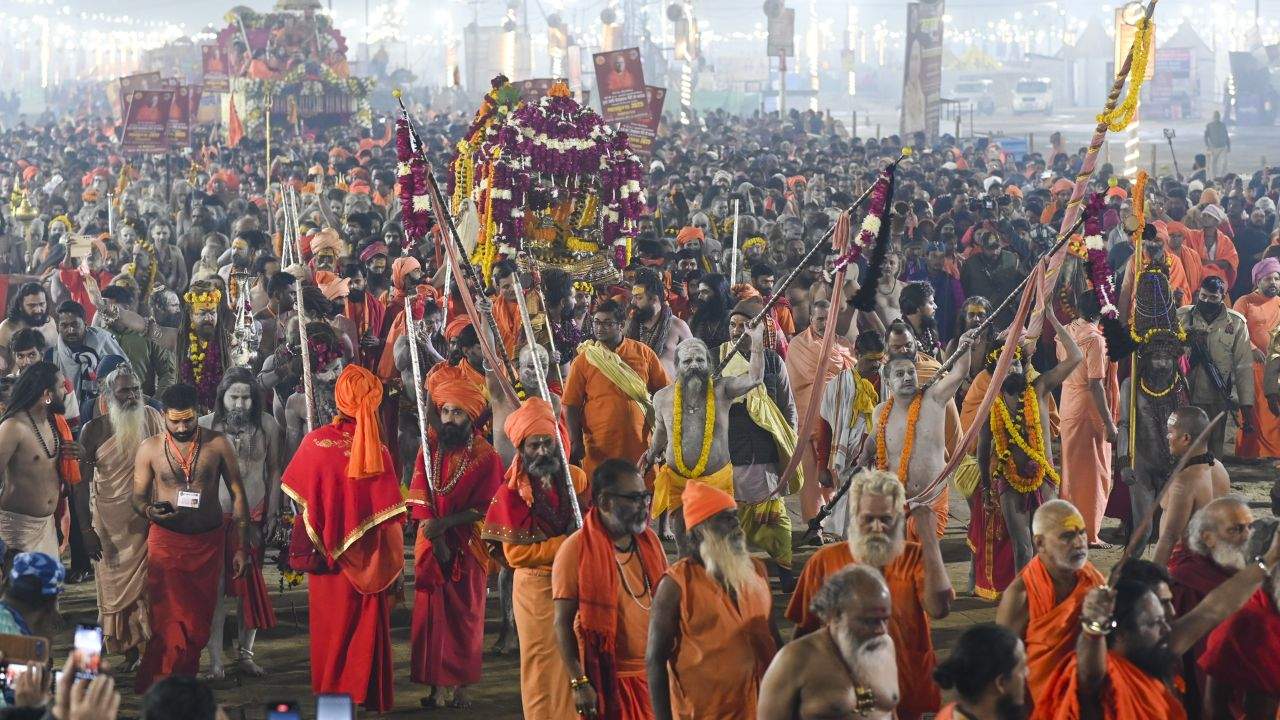 Image of Sadhu in Kumbh Mela