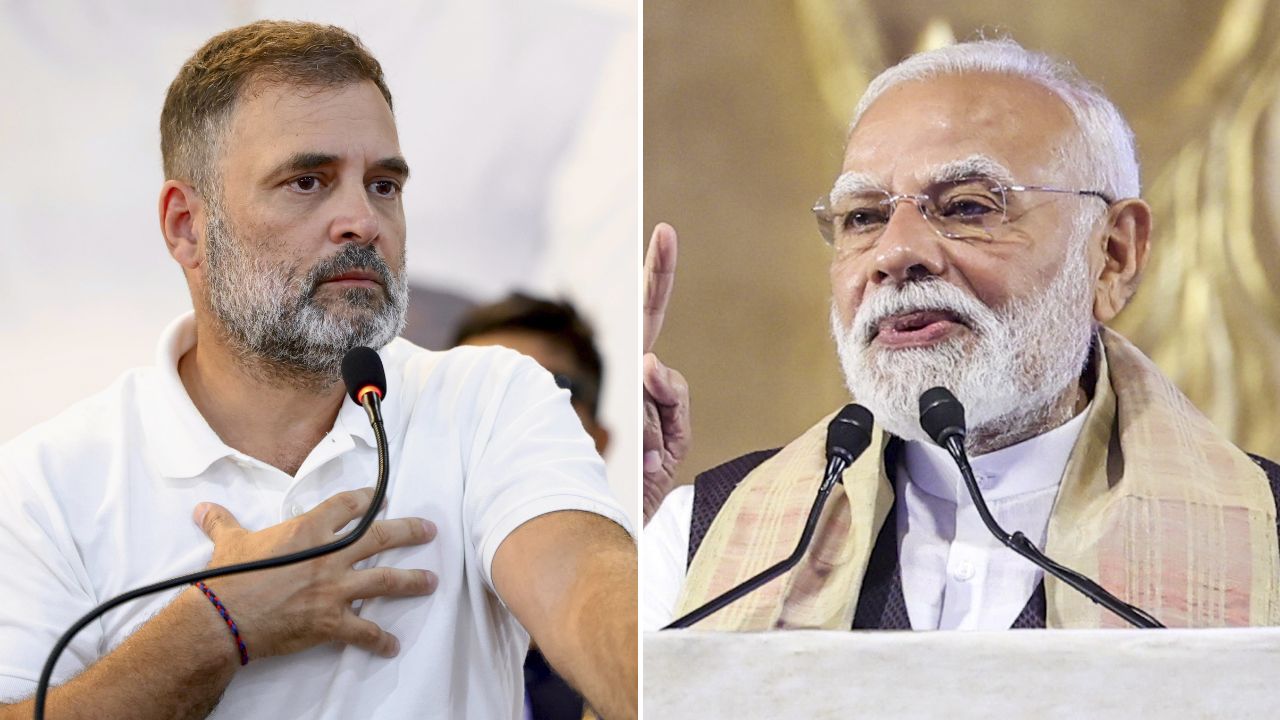 rahul gandhi and pm modi