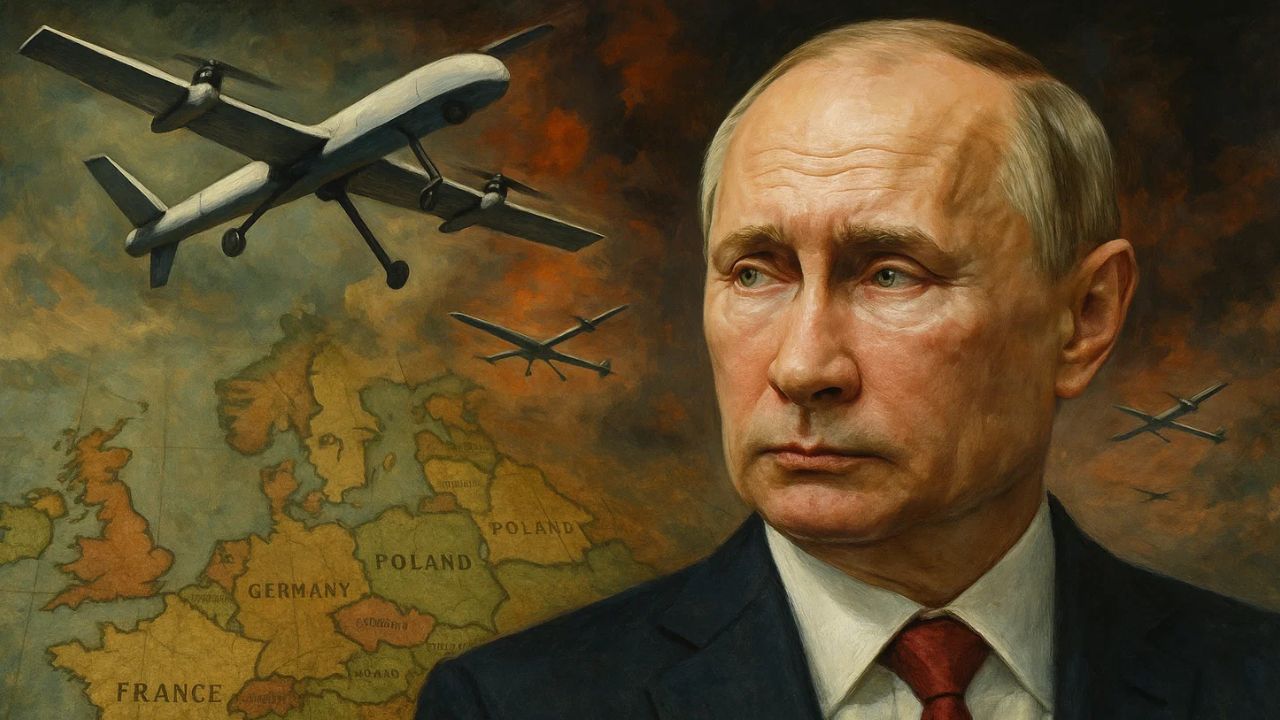 Drone incursions into Europe.