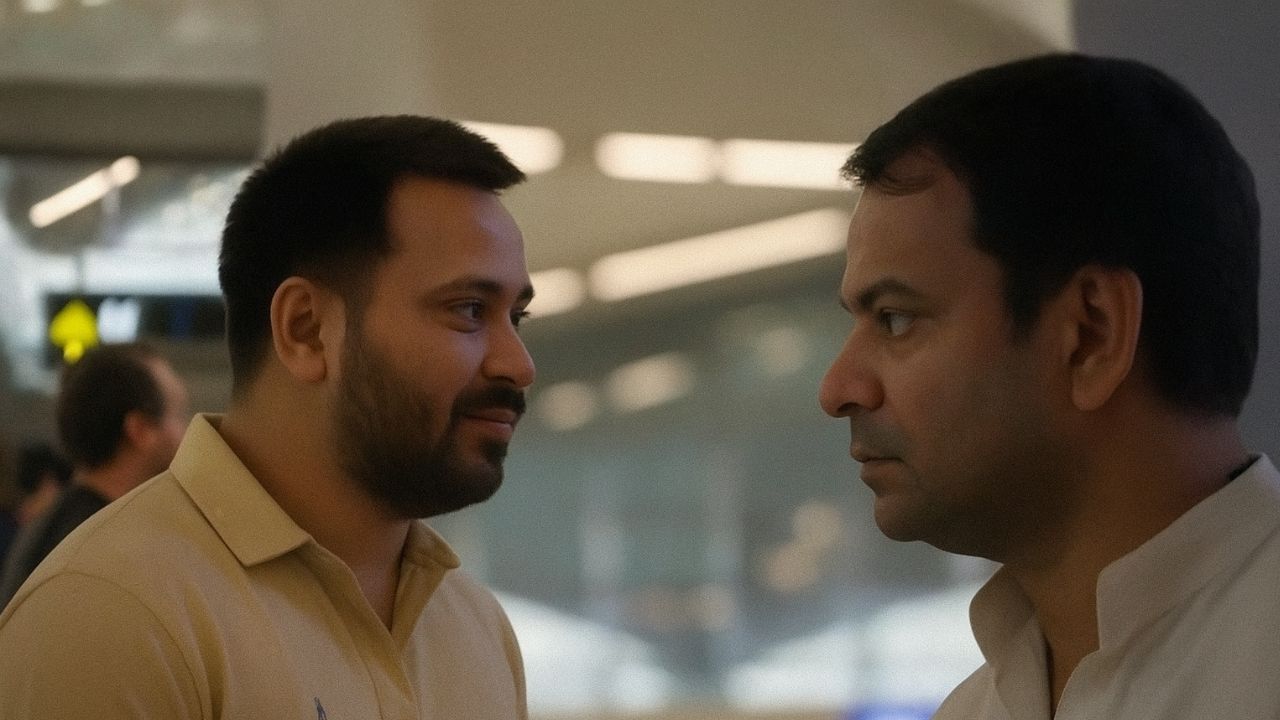 Tej Pratap Yadav and Tejaswhi Yadav