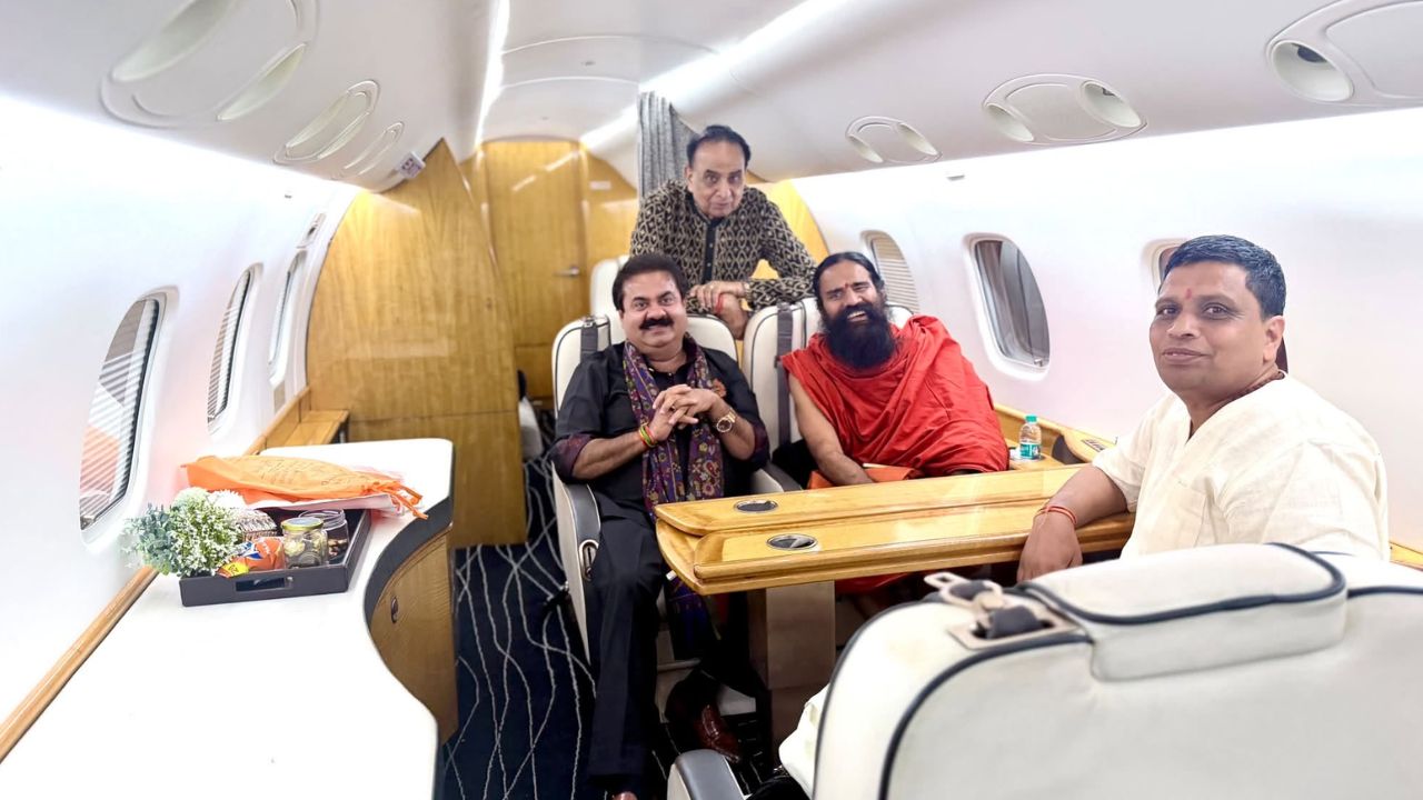 Swami Ramdev with Umesh Kumar