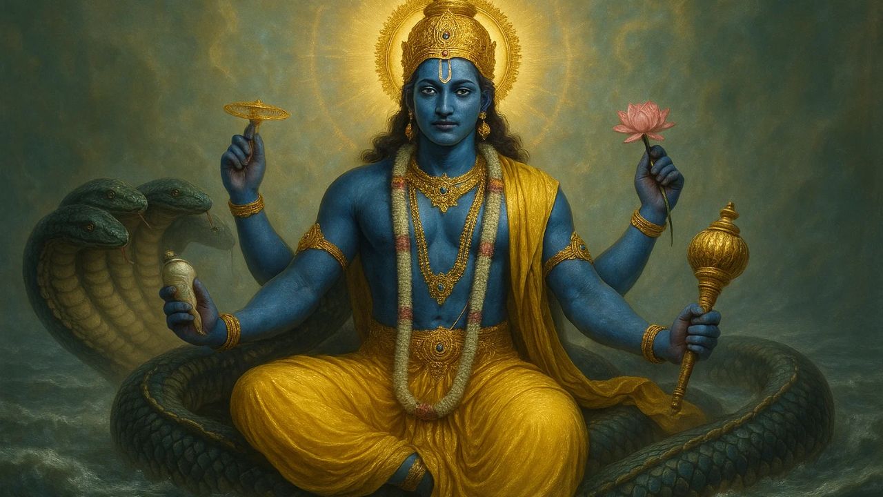 Bhagwan Vishnu Representational Picture