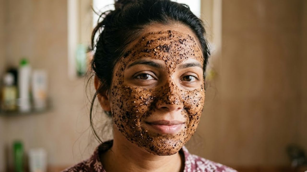 cofee face pack