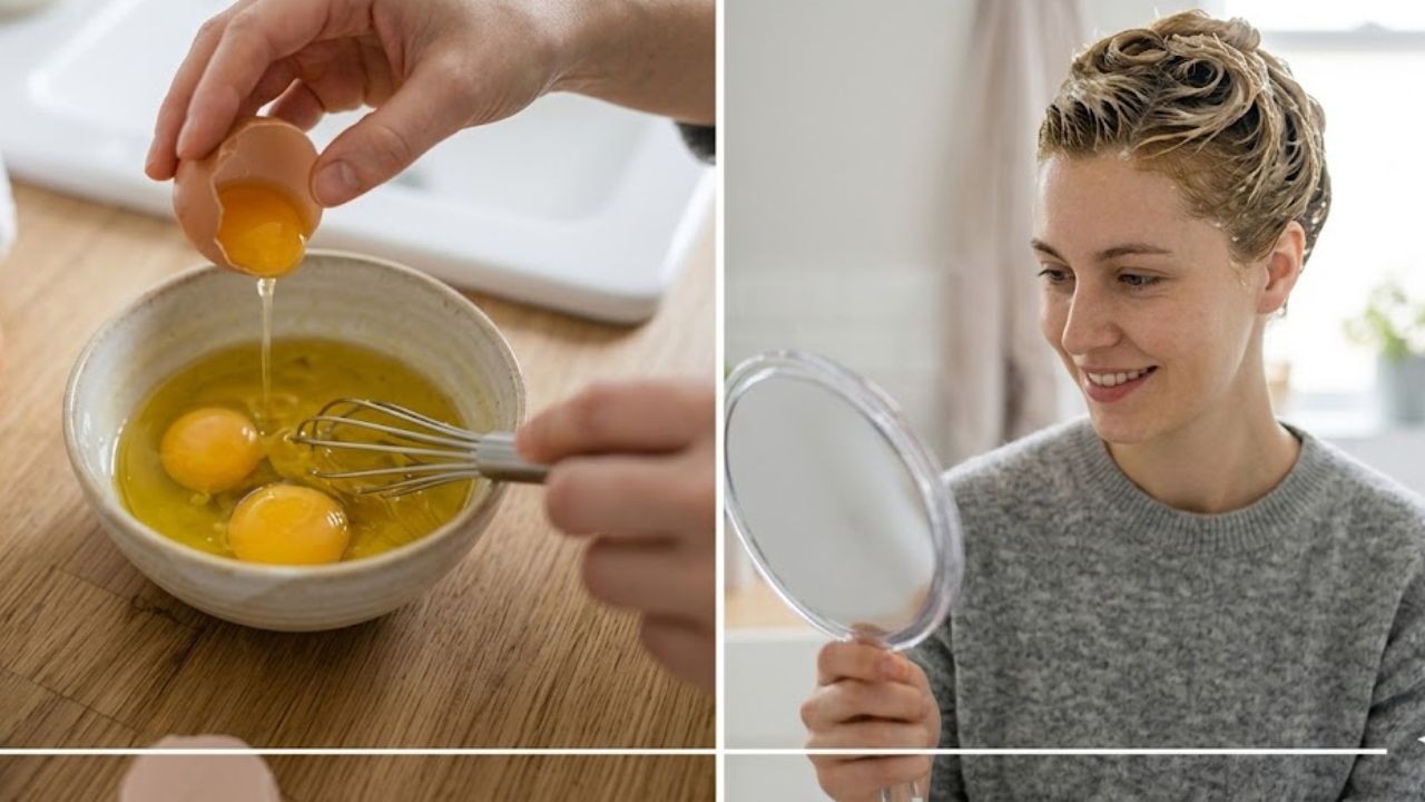 egg hair mask